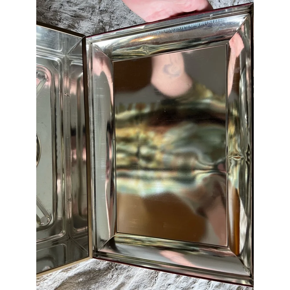 Vintage E. Otto Schmidt Decorative Tin Box with Hinged Lid Made in Germany - Picture 14 of 16